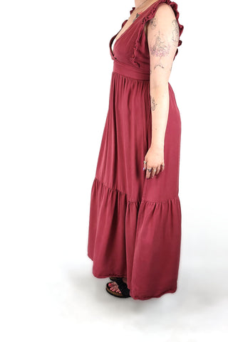 Pink maxi dress size medium