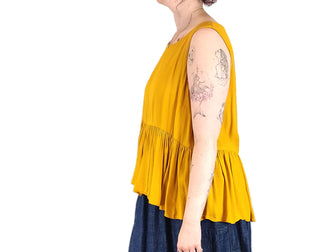 Obus mustard top size 2, best fits 12 Obus preloved second hand clothes 5