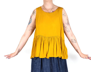 Obus mustard top size 2, best fits 12 Obus preloved second hand clothes 1