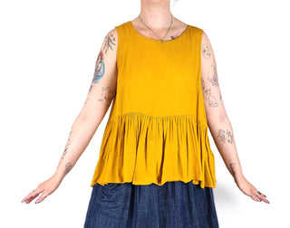 Obus mustard top size 2, best fits 12 Obus preloved second hand clothes 3