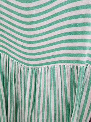 Elm green striped dress size 12