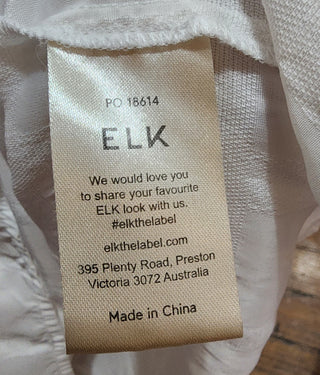 Elk white dress size S/M (generous fit, fits 12-14)