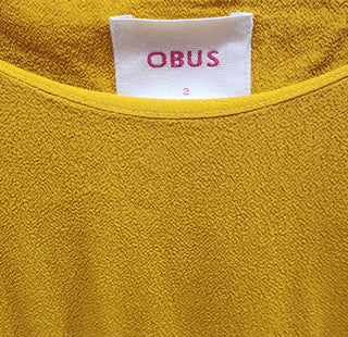 Obus mustard top size 2, best fits 12 Obus preloved second hand clothes 7