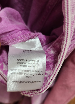 Gorman purple shorts size 12