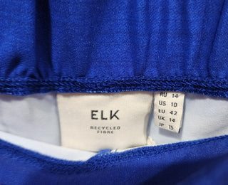 Elk blue print yoga pants size 14