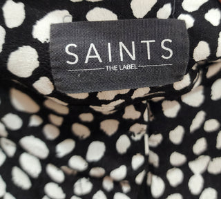 Saints The Label black and white pants size XL