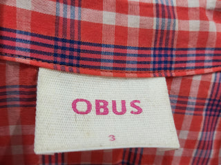 Obus plaid sleeveless top size 3, best fits 14 Obus preloved second hand clothes 7