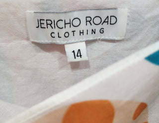 Jericho Road unique print top size 14 (excellent condition)