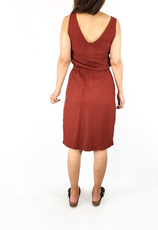 Bul red drawstring dress size 8 Bul preloved second hand clothes 6