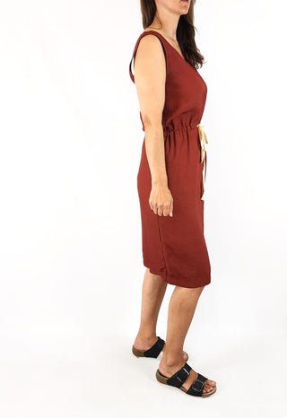 Bul red drawstring dress size 8 Bul preloved second hand clothes 4