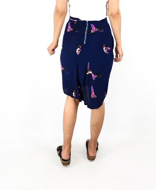 Leonard St navy skirt size 8 Leonard St preloved second hand clothes 6