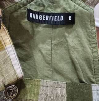 Dangerfield gingham overalls size 8 Dangerfield preloved second hand clothes 7