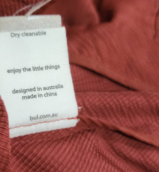 Bul red drawstring dress size 8 Bul preloved second hand clothes 10