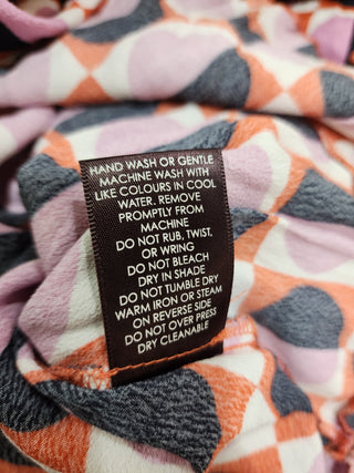 Mister Zimi colourful wrap style dress size 8 Mister Zimi preloved second hand clothes 9