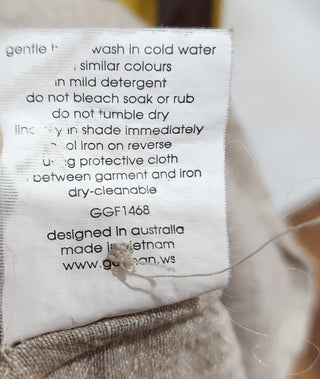 Gorman natural linen dress size 6 (fits 6 and 8) Gorman preloved second hand clothes 10