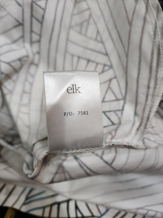 Elk white patterned skirt size small Elk preloved second hand clothes 10