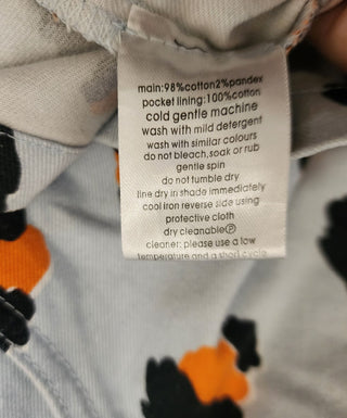 Gorman blue animal print pinafore dress size 10