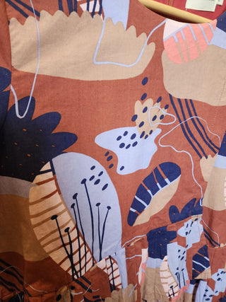 Leonard St unique print dress size 10