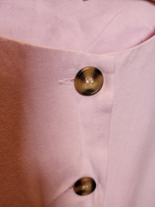 Elm pink linen viscose dress size 10