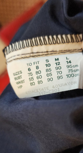 Country Road navy skirt size 12 (best fits 10)