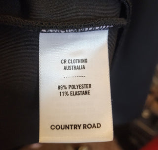 Country Road black pleated skirt size 10