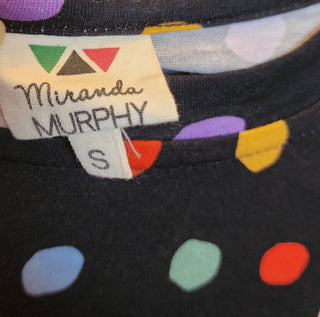 Miranda Murphy black cotton dress size 10
