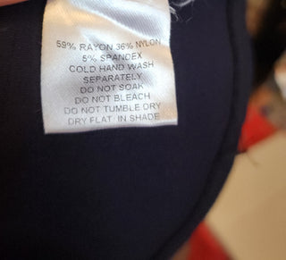 Alpha 60 ribbed navy dress size 10