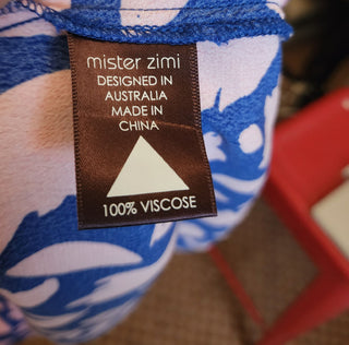 Mister Zimi blue and pink dress size 10