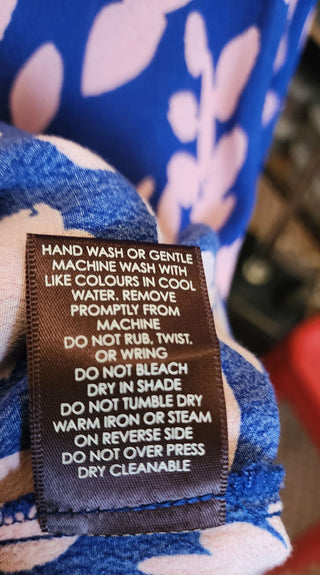 Mister Zimi blue and pink dress size 10