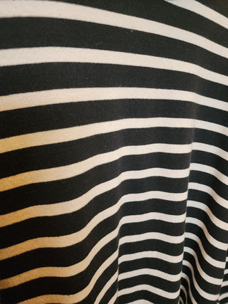 Gorman black and white striped dress size 10