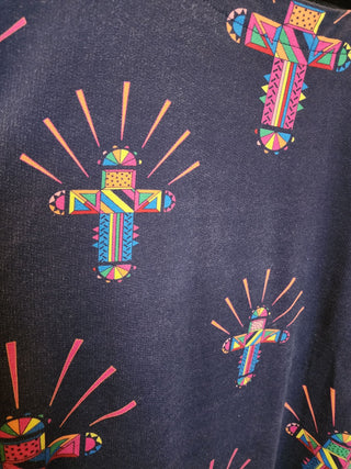 Harvest Lane navy cotton dress size 10