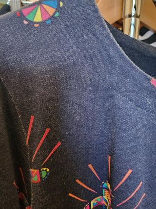 Harvest Lane navy cotton dress size 10