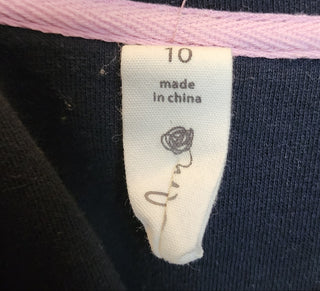 Elm navy cotton dress size 10