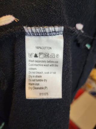 Elm navy cotton dress size 10