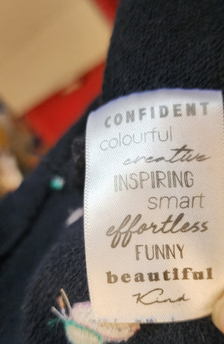 Elm navy cotton dress size 10