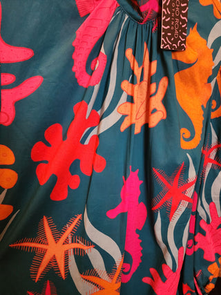 Jericho Road 'deep water whimsy' dress size 10