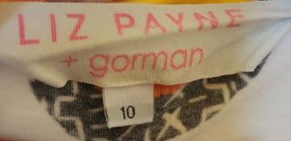 Gorman + Liz Payne fun print T-shirt top size 10