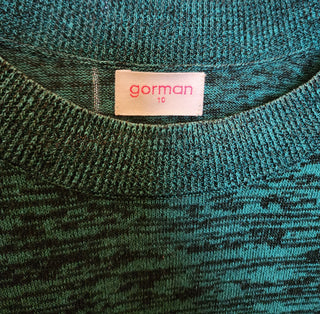 Gorman green knit top size 10