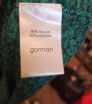 Gorman green knit top size 10