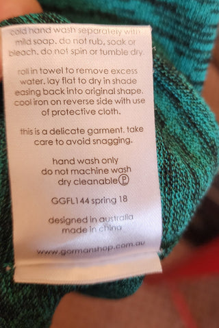 Gorman green knit top size 10