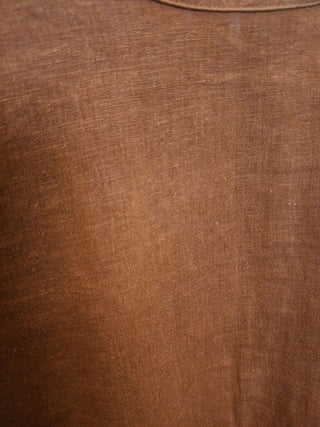 Princess Highway brown linen mix top size 10