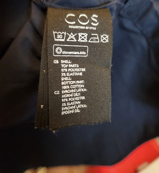 COS navy knit top size 10