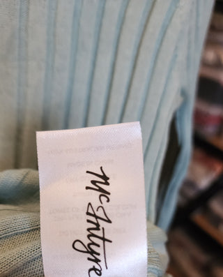 McIntyre Merino blue top size 10