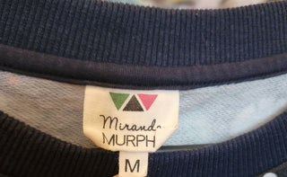 Miranda Murphy unique print cotton jumper size 10