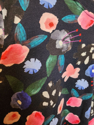Miranda Murphy unique print cotton jumper size 10