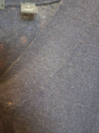 Country Road navy wool-alpaca mix knit top size 10