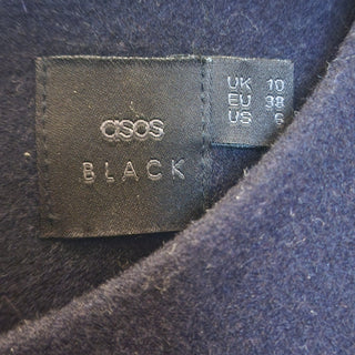 ASOS navy wool blend top size 10
