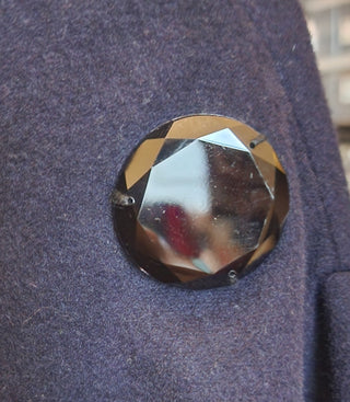 ASOS navy wool blend top size 10