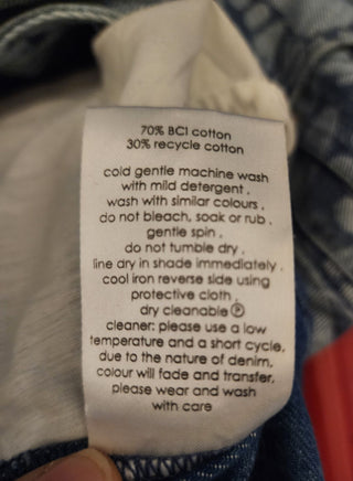 Gorman denim floral print jeans size 10