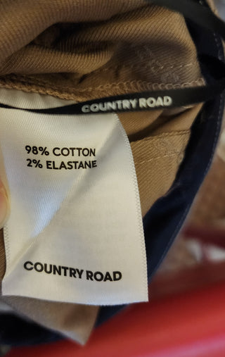 Country Road tan wide leg pants size 10